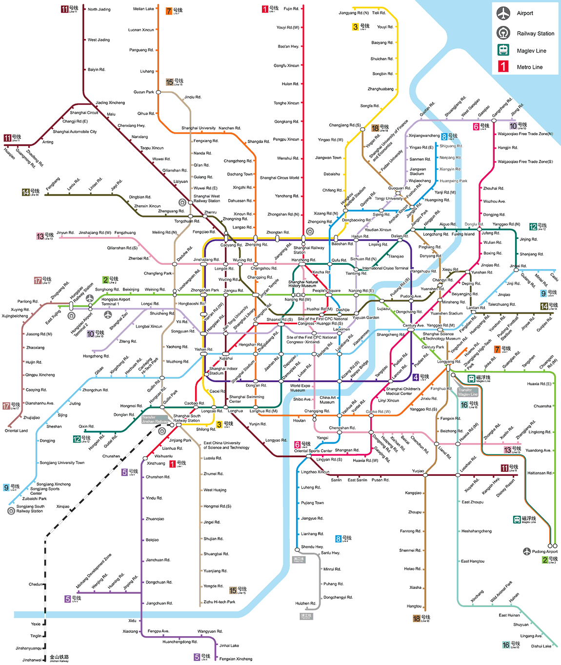 Shanghai Metro map