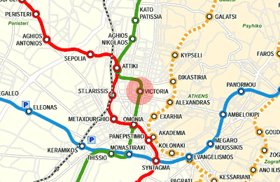 Victoria station map