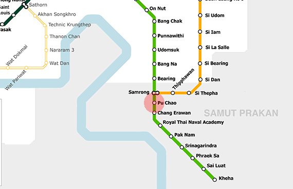 Pu Chao station map