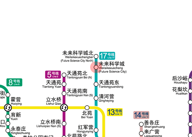 Future Science City station map