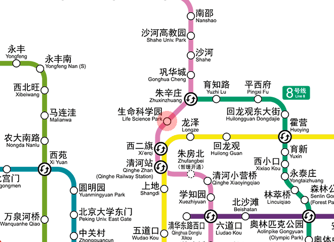 Life Science Park station map