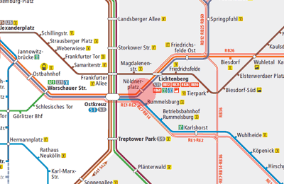 Noldnerplatz station map