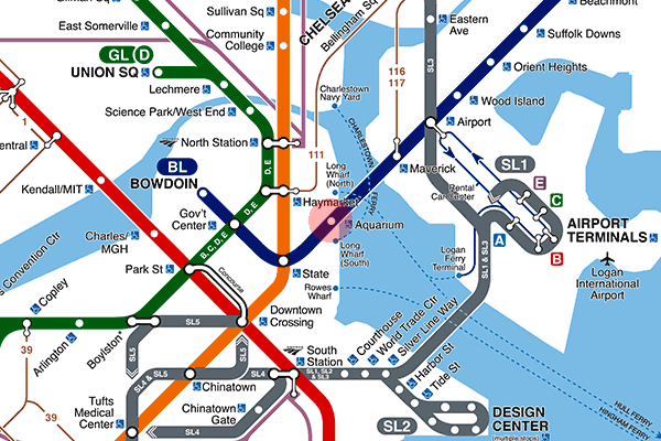 Aquarium station map