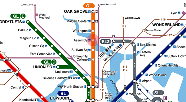 Assembly station map