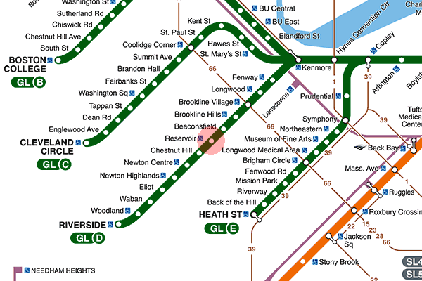 Reservoir station map