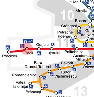 Pacii station map