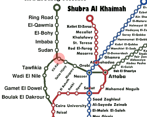 Kit Kat station map