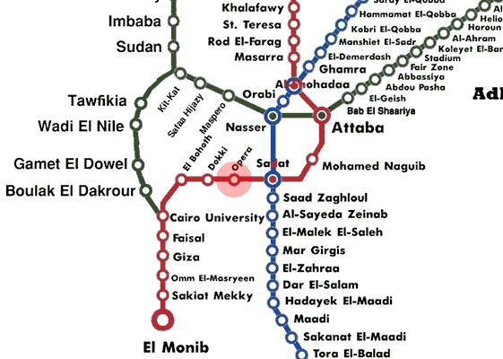 Opera station map