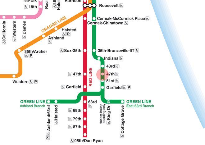 47th station map