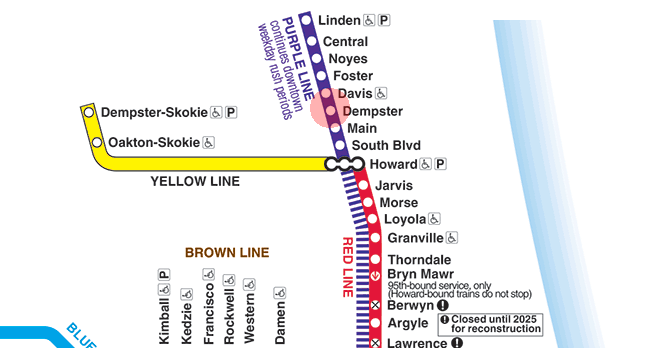 Dempster station map