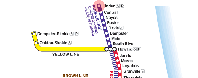Linden station map