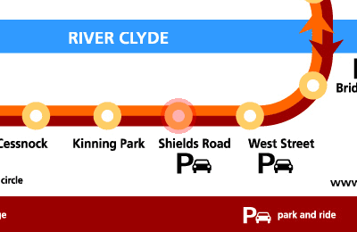 Shields Road station map