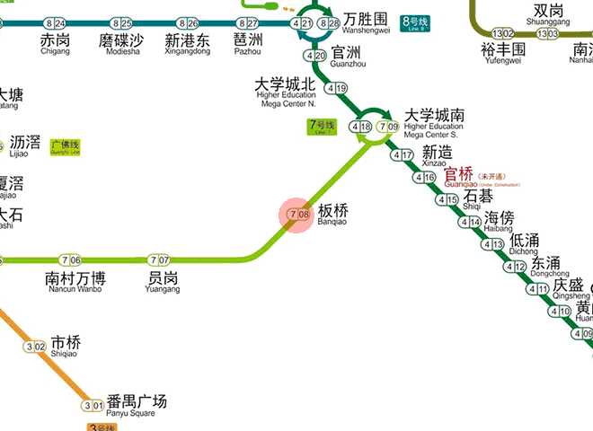 Banqiao station map