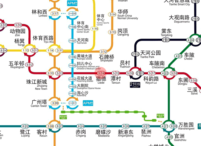 Liede station map