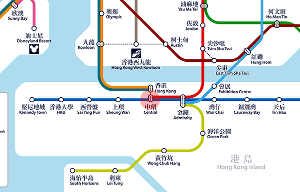 Central station map