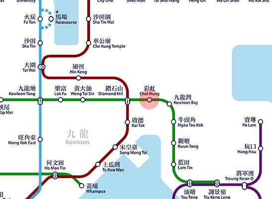 Choi Hung station map