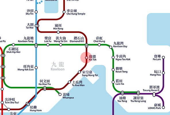 Kai Tak station map