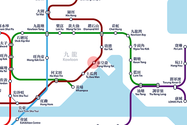 Sung Wong Toi station map