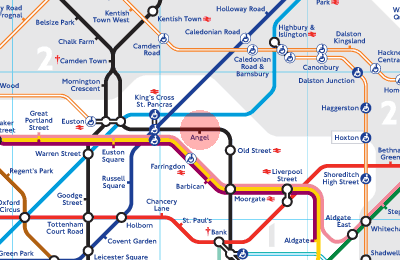 Angel station map