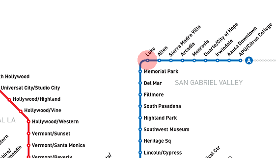Lake station map
