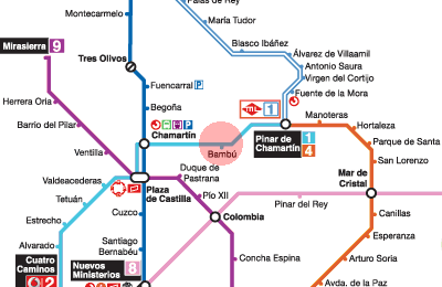 Bambu station map