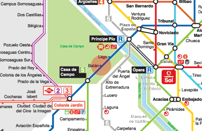 Batan station map