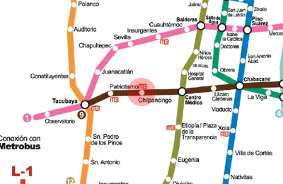 Chilpancingo station map
