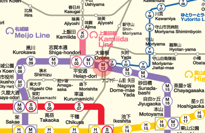 M12 Ozone station map