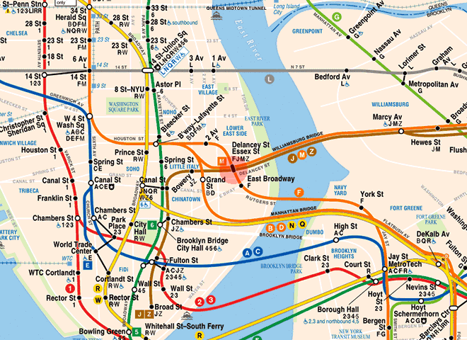 Essex Street station map