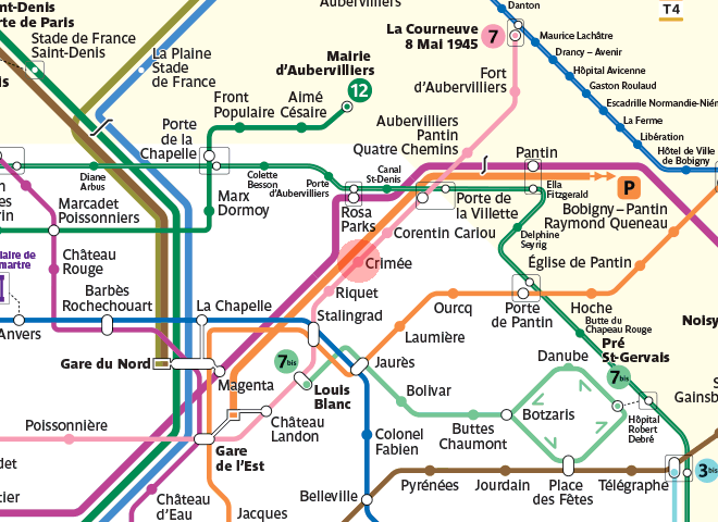 Crimee station map