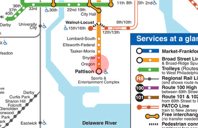 Oregon station map