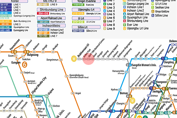 April 19th National Cemetery station map