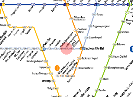 Incheon Bus Terminal station map