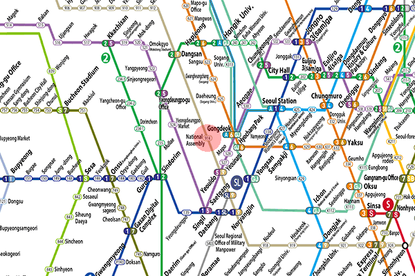 National Assembly station map