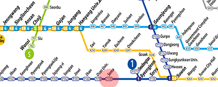 Sema station map