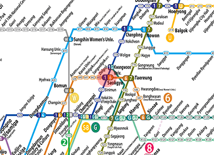 Seokgye station map