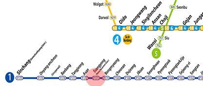 Ssangyong station map