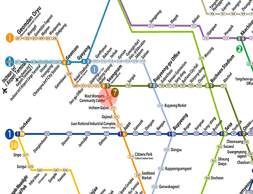 West Woman's Community Center station map