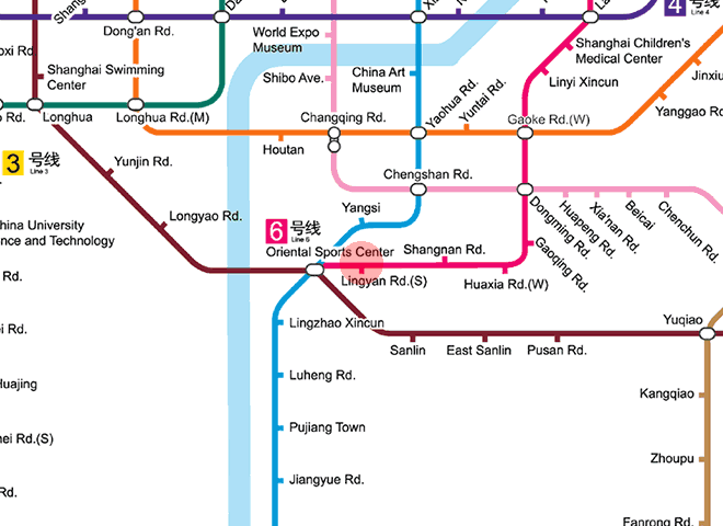 South Lingyan Road station map