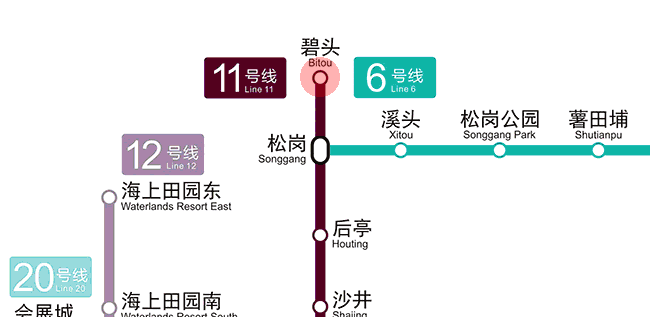 Bitou station map