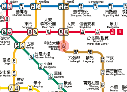 Technology Building station map