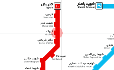 Gholhak station map