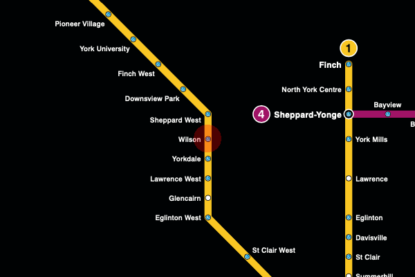 Wilson station map